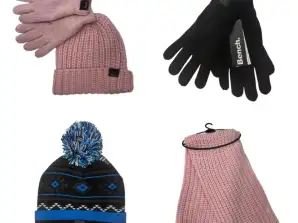Bench Mix aus Mützen Schals und Handschuhen für Damen Herren und Kinder