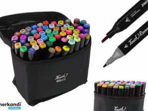 Touch Marker Pen Set 60 Pcs Bag Alcohol Markers
