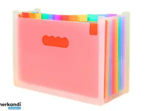 Folder Document Organizer Colorful Bookmarks Pockets A4