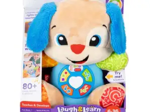 Interactive mascot schoolboy puppy pol/eng/cz/sl/hu