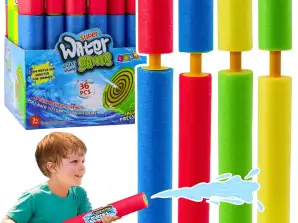 Pompe à pistolet à eau en mousse Tube d’eau coloré 30cm Mix