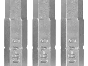 TOP 56T529 Sekskantbits H6 x 25 mm. 3 stk.