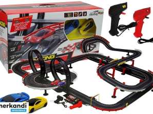 Pista de carreras con coches de juguete 2 coches 1420 cm Turbo 1:43 Controladores
