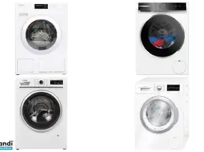Lot de 28 unités de Machines à laver et Sèche linge   Reconditionné...