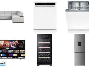 Lot de 11 unités d'électroménager  mobilier et high tech   Retours...