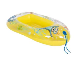 LEC 37593 2 Aufblasbares Poolboot SUNCLUB gelb