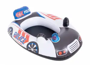 LEC 35281 3 Embarcación hinchable infantil SUNCLUB coche de policía