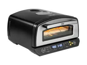 LEC TSA3240 SUPREME ELITE 2200 W. 450 Grad Pizzaofen. zwei Heizungen. Fenster. LED. 33 cm. verschiedene Backprogramme