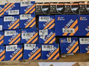 Ликвидации! Комплект от 24 автоматични LED крушки SANHE / LED LIGHT – Нов – Идеален за препродажба или гараж