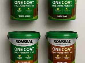 Ronseal One Coat Shed & Fence Protector Long-lasting, rainproof protection in just one coat.