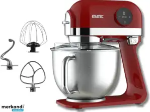 Eratec Küchenmaschine KF-967 Teigknetmaschine Schwarz / ROT