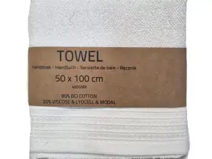 Valkoiset froteepyyhkeet 50x100cm – 460GSM