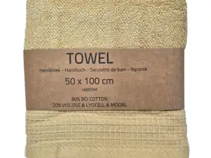 Light yellow terry towels 50x100cm – 460GSM