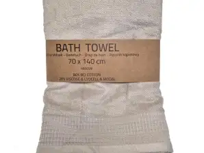 Beige Frottee-Badetücher 70x140cm – 460GSM