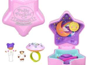 Estatuetas de bolso Polly definidas com um anel. asterisco