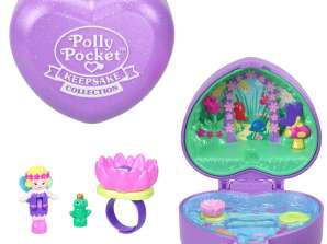Estatuetas de bolso Polly definidas com um anel. fada