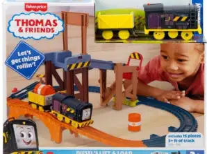 Thomas och vänner diesellastningssats på byggarbetsplatsen