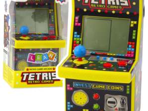 Mini Tetris Retro Máquina Tragamonedas 49 Juegos 1676 Niveles Amarillo