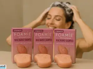 500 Stk. Foamie Niacinamid Shampoo fest, Haarpflege, Shampoo Bar, Seifenfrei, Kosmetik, Großhandel Restposten
