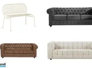Lot de 34 unités de Mobilier   Retours clients fonctionnels