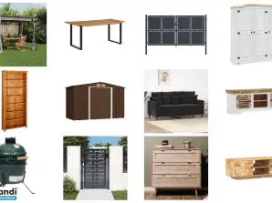 Lots de 406 unités Mobilier et Autres   Non testé