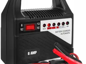Intelligente auto- en motorfietsacculader 6/12V 6A