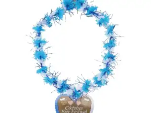 Hawai slinger Oktoberfest hart met Tekst "Oktober Bier Festival" 30 cm met