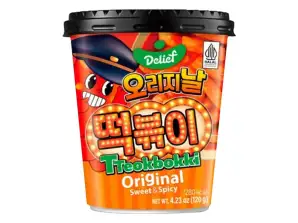 Tteokbokki Cup Original Sweet & Spicy Halal 120g