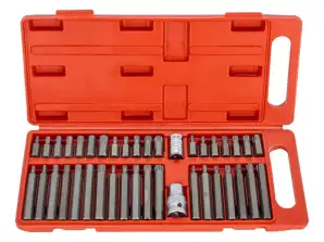 Conjunto de puntas cv: t20 t55. m5 m12. hex 4 12 pcs.40