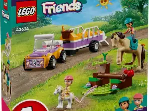 Klocki friends 42634 przyczepka dla konia i kucyka