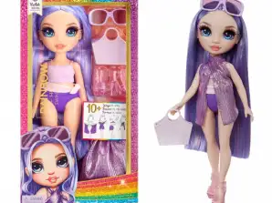 Regenbogen High Swim Style violette Puppe