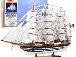 Modelo de coleccionista Velero decorativo Amerigo Vespucci 64x46cm