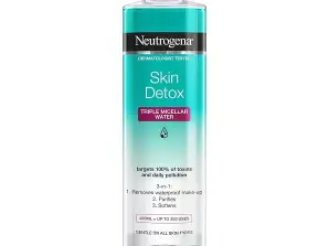 Neutrogena 3-in-1 Micellar Water Skin Detox 400 ml – Triple Action (Wholesaler)