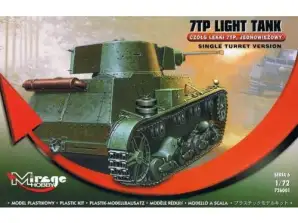 Mirage 7tp Leichter Panzer mit einem Turm