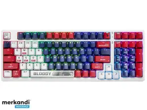 A4TECH BLOODY S98 USB Sports Navy BLMS Red Plus Switches Mechanical Keyboard