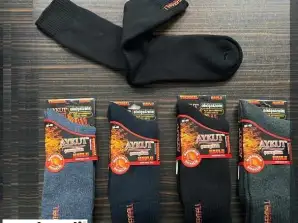 Herren Frottee Thermal Socken 12 er Pack