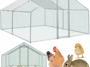 WYBIEG DLA KUR KRÓLIKÓW PTAKÓW KURNIK WOLIERA KLATKA ZAGRODA KOJEC 3x3x2M