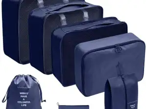 Σετ ταξιδιού με 7 τσάντες καλλυντικών και διοργανωτές KS41WZ4