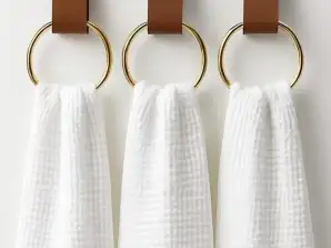 FIBOA Handtuchhalter, Toilettenpapierhalter, Großhandel, Inkl. Montagematerial, zwei Farben, A-Ware, Restposten