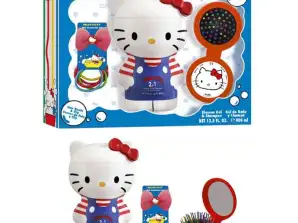 Groothandel partij - Hello Kitty cadeauset (body wash + shampoo 400 ml + haaraccessoire) - Minimale bestelling 3000€ - Verzending apart