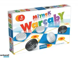 KER 04403 Gra warcaby/młynek