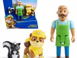 Juego de figuras de escombros de la patrulla canina