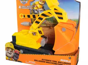 Het puinvoertuig en zijn puin deluxe bemanning met accessoires