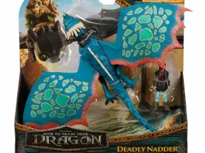 Figuras cómo entrenar a tu dragón película vikinga y surtido de dragones