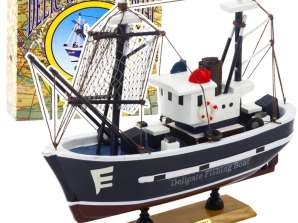 Sammlermodell dekoratives Schiff Fischerboot Flying Lady 24x23cm