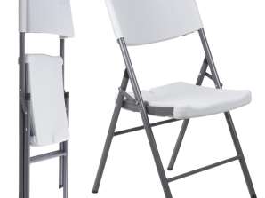 Silla Banquete Catering Plegable Blanco 84x50x46 cm