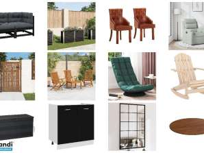 Lot de 592 unités Mobilier et autres   Non testé