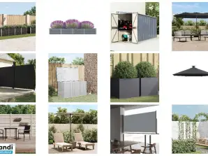 Lot de 598 unités de Mobilier d'extérieur et Autres   non testés
