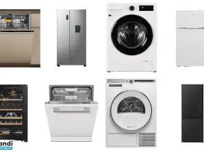 Lot de 17 unités d'électroménager   Dommages dus au transport