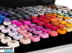 Double-sided markers 168 pcs